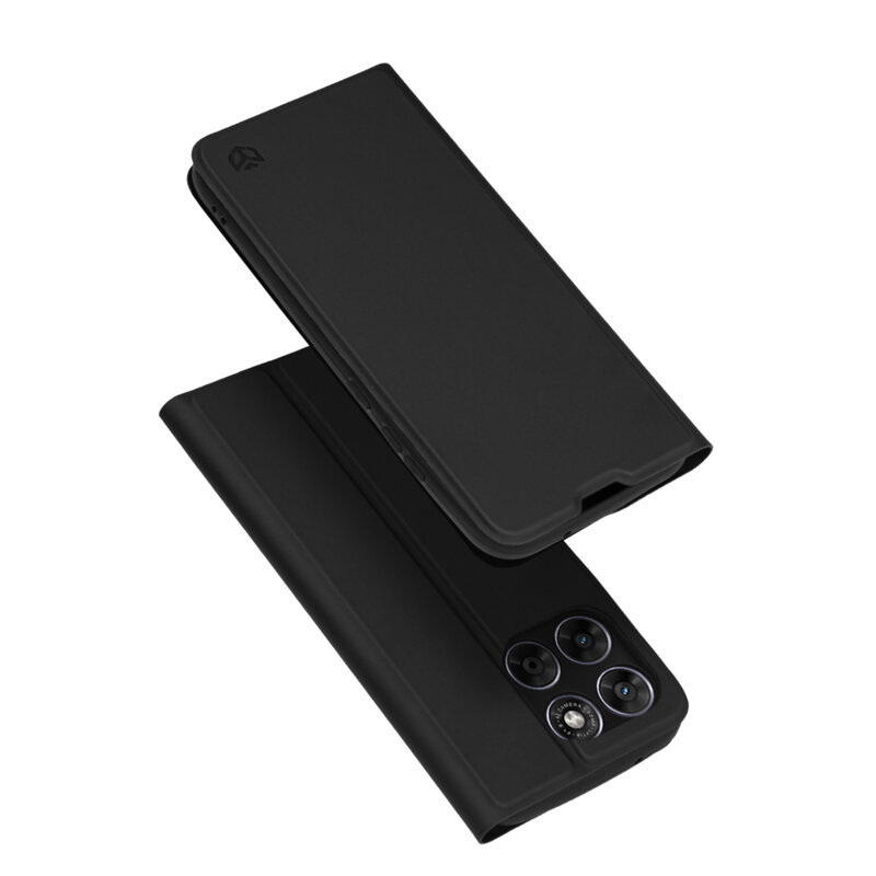 Husa Motorola Moto G67 Techsuit Magskin Book, negru