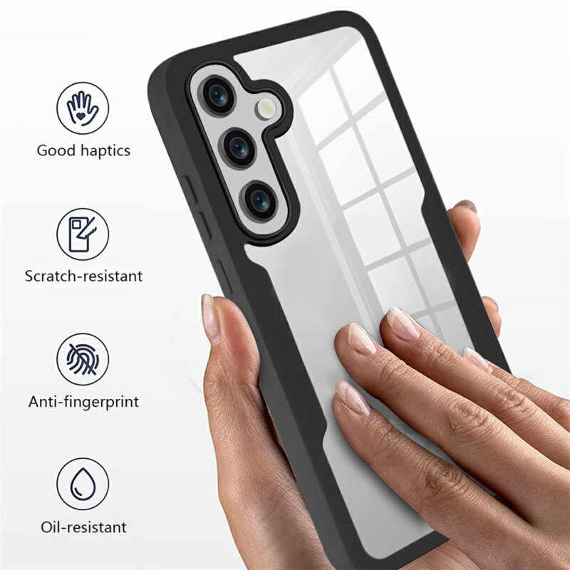 Husa 360° Samsung Galaxy A56 5G Techsuit ColorVerse, roz