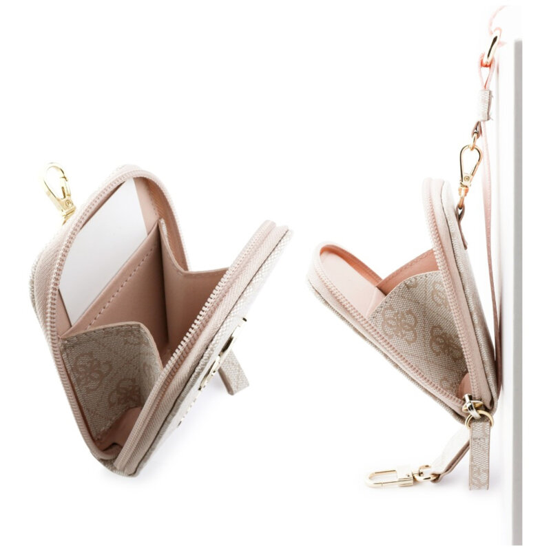 Lanyard telefon universal Guess 4G Metal Logo, roz, GUUCNKP4DGMP