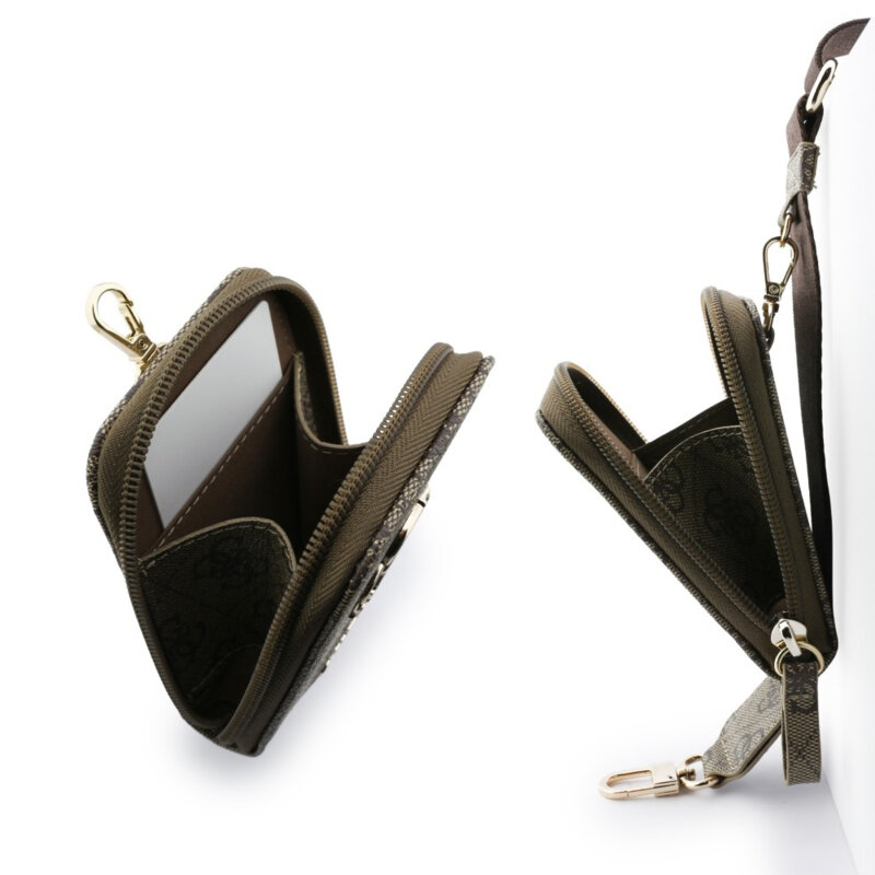 Lanyard telefon universal Guess 4G Metal Logo, maro, GUUCNKP4DGMW