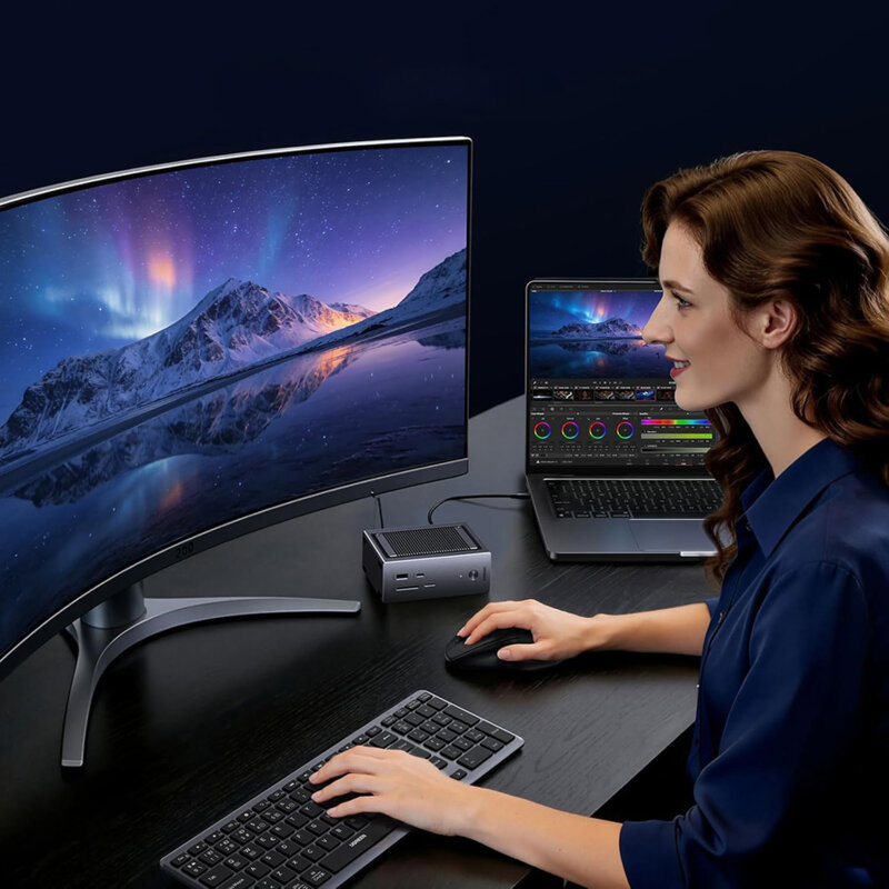 Hub 10in1, Type-C, USB, M2 NVMe, RJ45, PD100W Ugreen, 55735