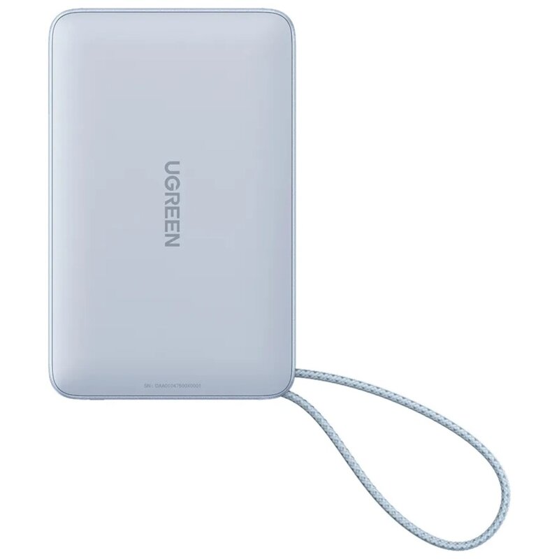 Power bank wireless MagSafe 10000mAh Ugreen, 25W, bleu, 65958B