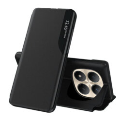 Husa Xiaomi Poco M8 Pro 5G Eco Leather View flip tip carte, negru