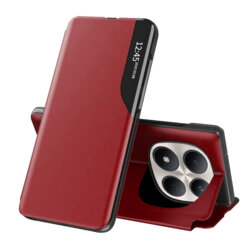 Husa Xiaomi Redmi Note 15 Pro 5G Eco Leather View flip tip carte, rosu