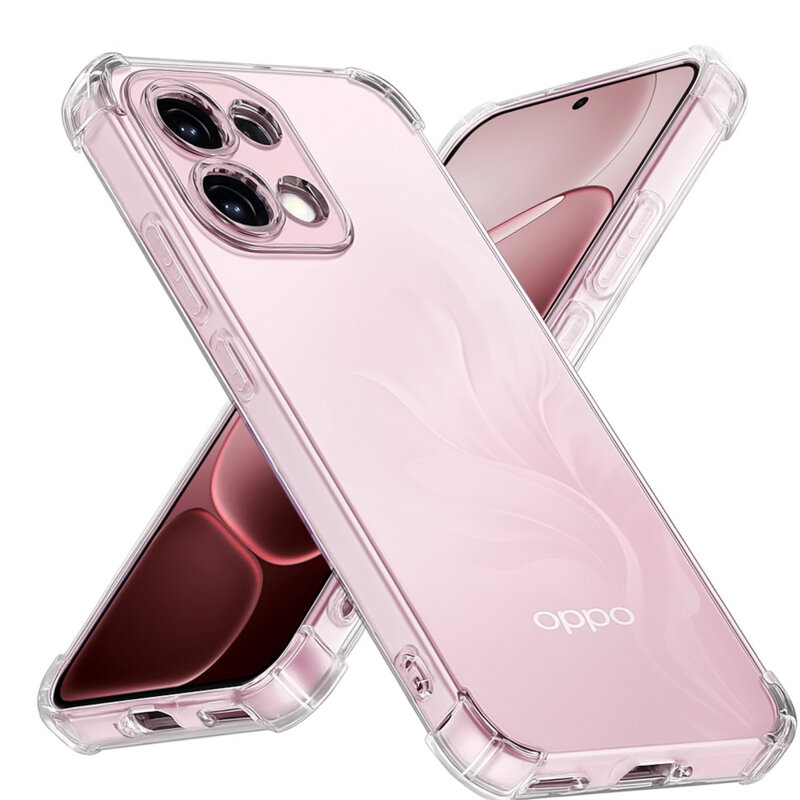 Husa Oppo A6 Pro 5G Techsuit Shockproof Clear Silicone, transparenta