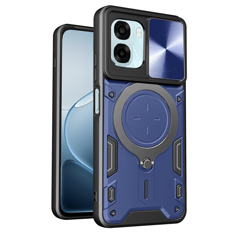 Husa Oppo A6x 4G Techsuit CamGuard Pro, albastru