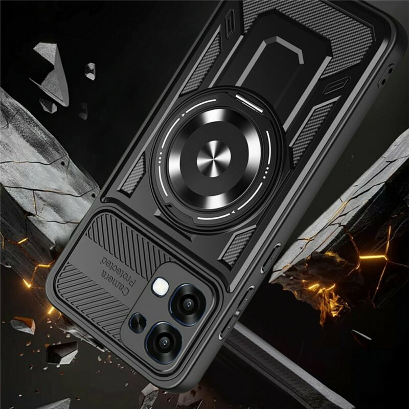 Husa Oppo A6x 4G Techsuit RuggedCam, albastru