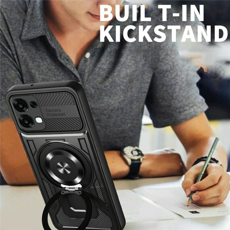 Husa Oppo A6x 4G Techsuit RuggedCam, negru