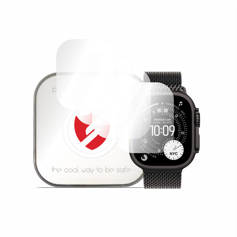 [Pachet 4x] Folie regenerabila premium Apple Watch Ultra 3 Smart Protection Classic, transparenta