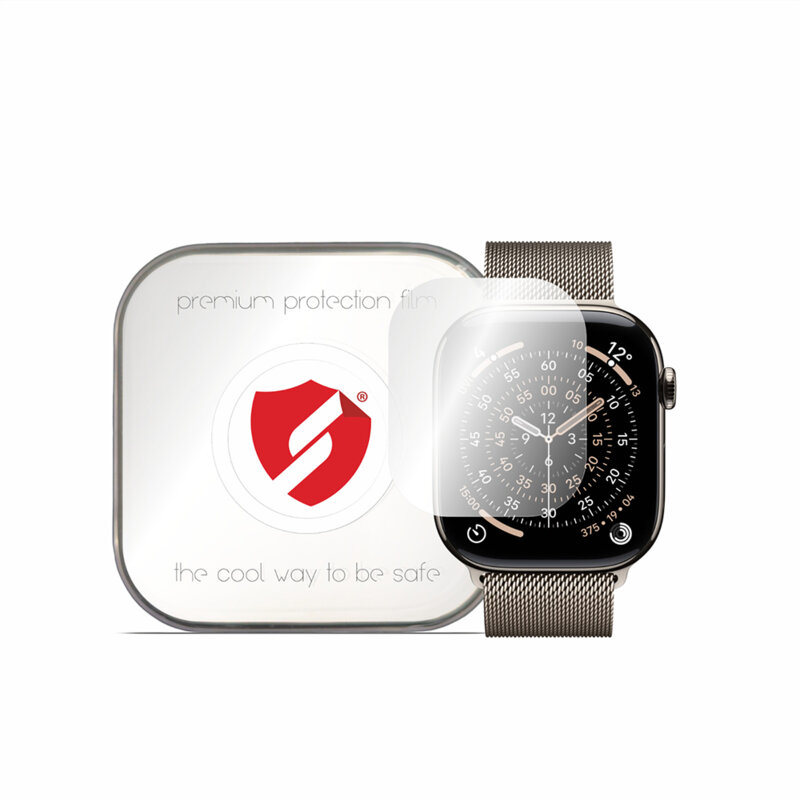 [Pachet 4x] Folie regenerabila premium Apple Watch SE 3 44mm Smart Protection Classic, transparenta