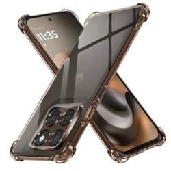 Husa Motorola Moto G77 Techsuit Shockproof Clear Silicone, transparenta