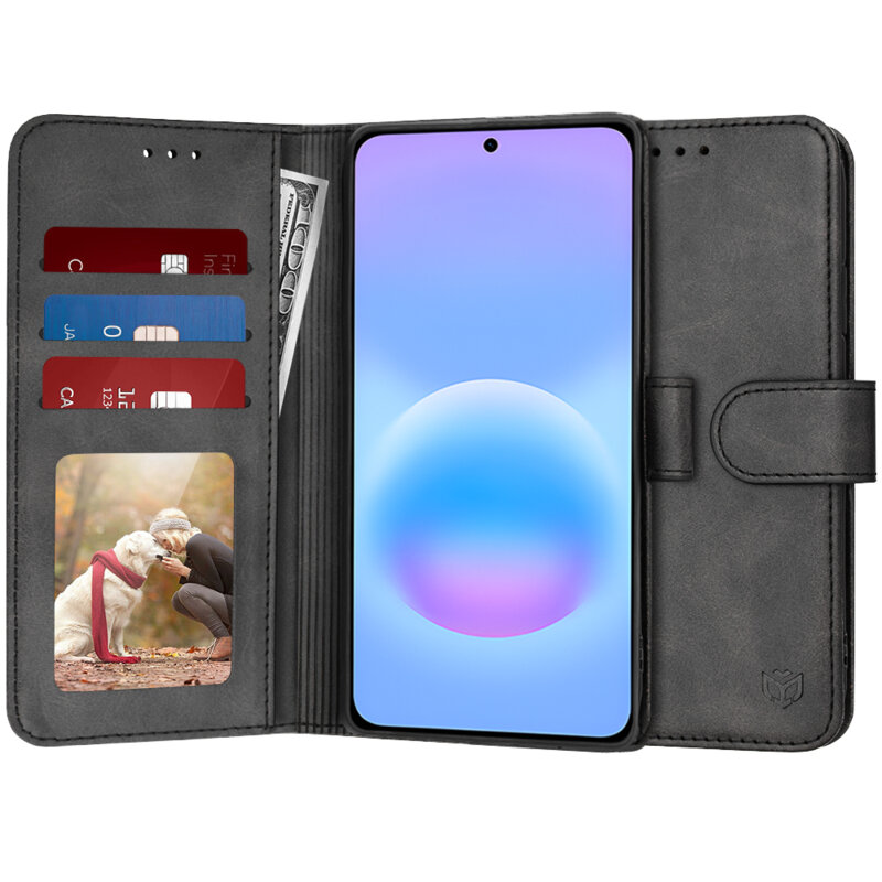 Husa 360 Samsung Galaxy A57 5G Techsuit Diary Book, negru