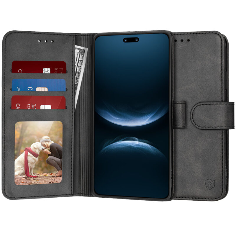Husa 360 Huawei nova 14 Pro Techsuit Diary Book, negru