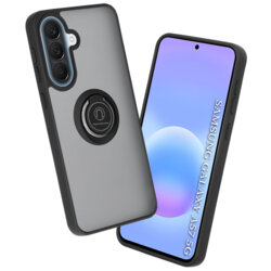 Husa Samsung Galaxy A57 5G Techsuit Glinth cu inel suport stand magnetic, negru