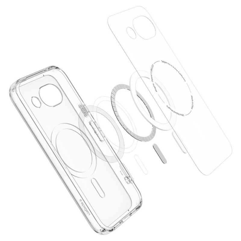 Husa Google Pixel 10a Spigen Ultra Hybrid MagSafe, alb