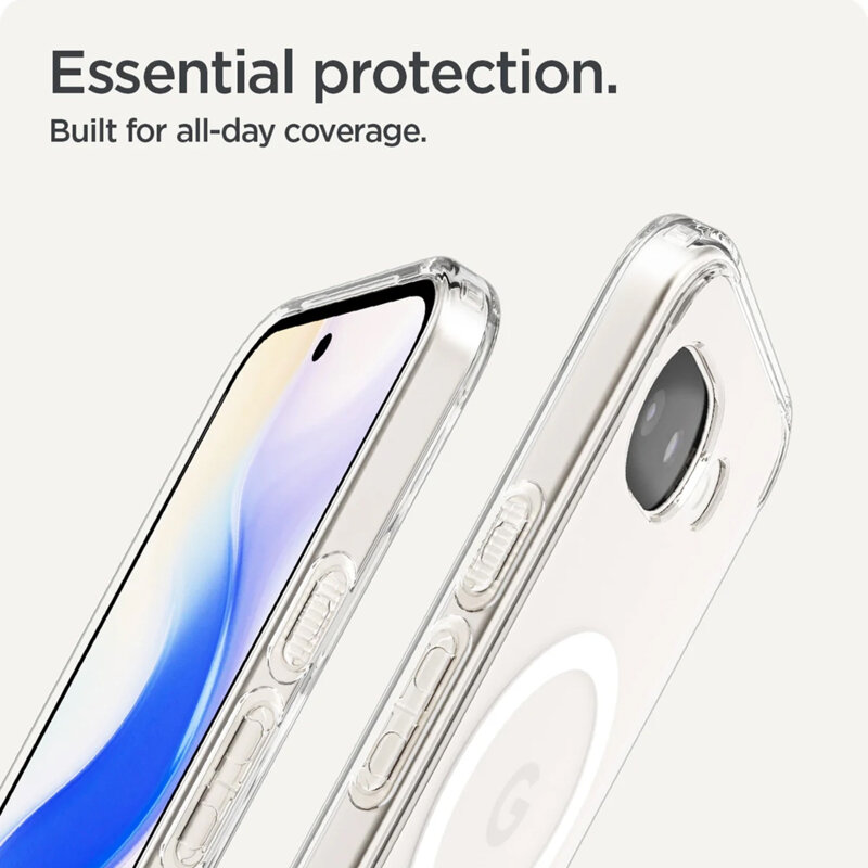 Husa Google Pixel 10a Spigen Ultra Hybrid MagSafe, alb