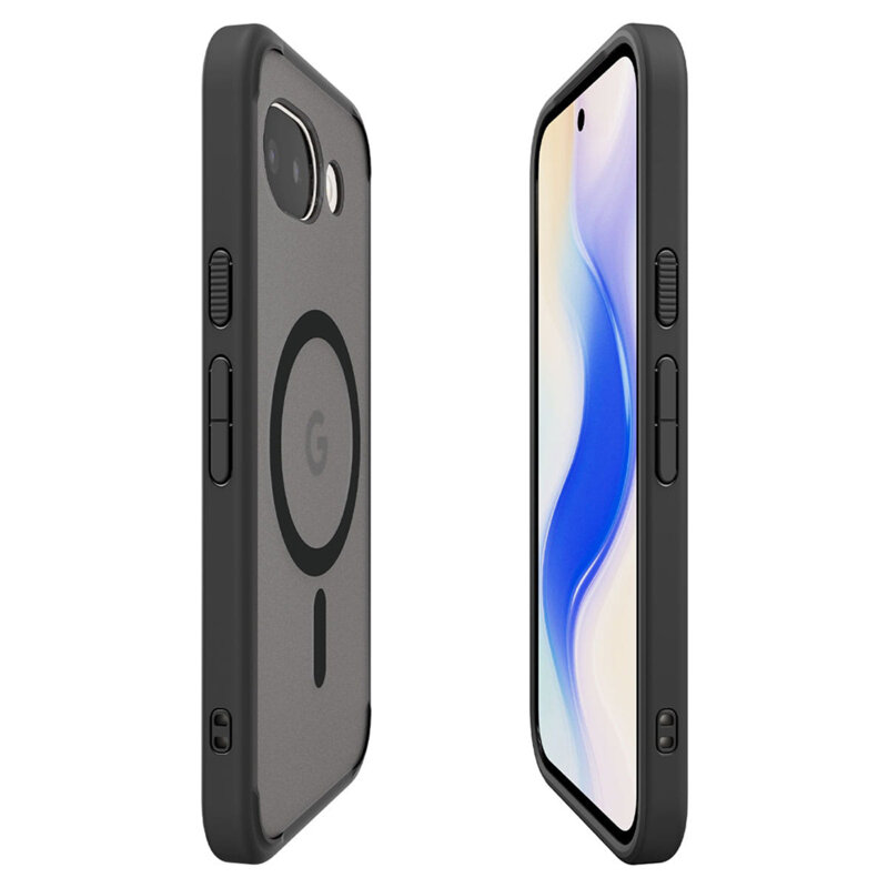 Husa Google Pixel 10a Spigen Ultra Hybrid MagSafe, negru frost