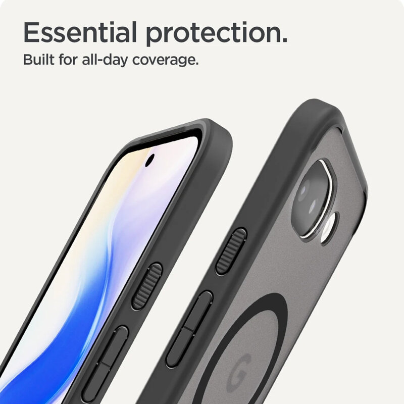 Husa Google Pixel 10a Spigen Ultra Hybrid MagSafe, negru frost