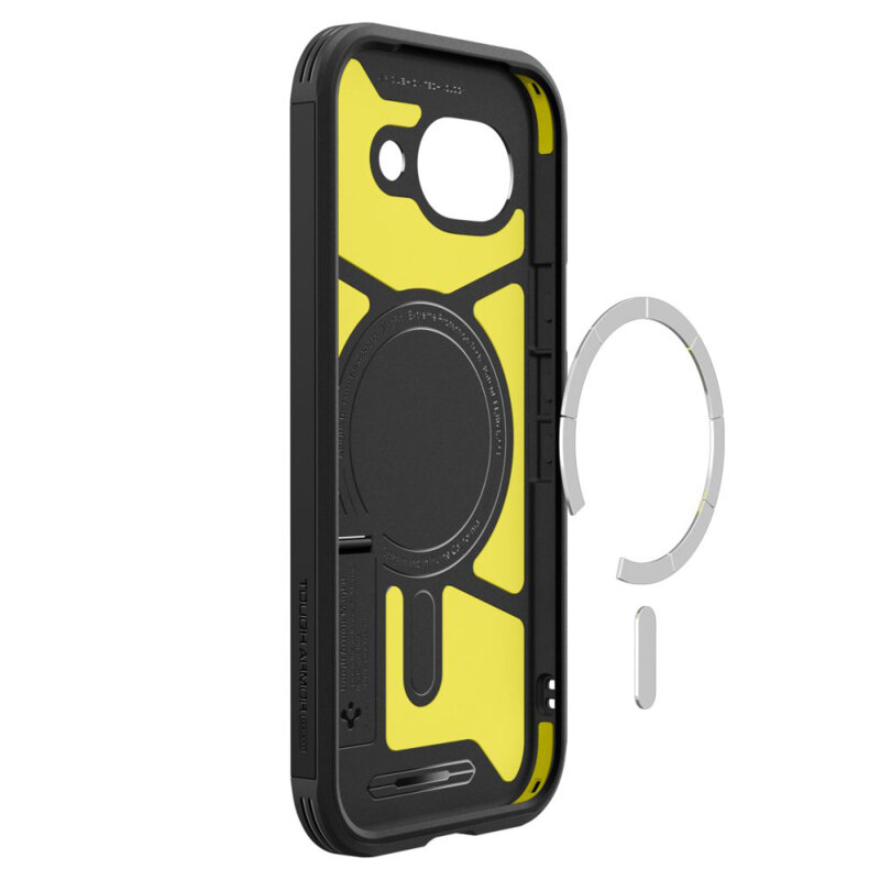 Husa Google Pixel 10a Spigen Tough Armor MagSafe, negru