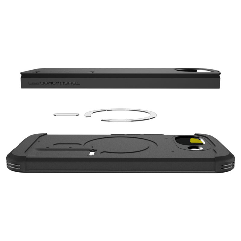 Husa Google Pixel 10a Spigen Tough Armor MagSafe, negru