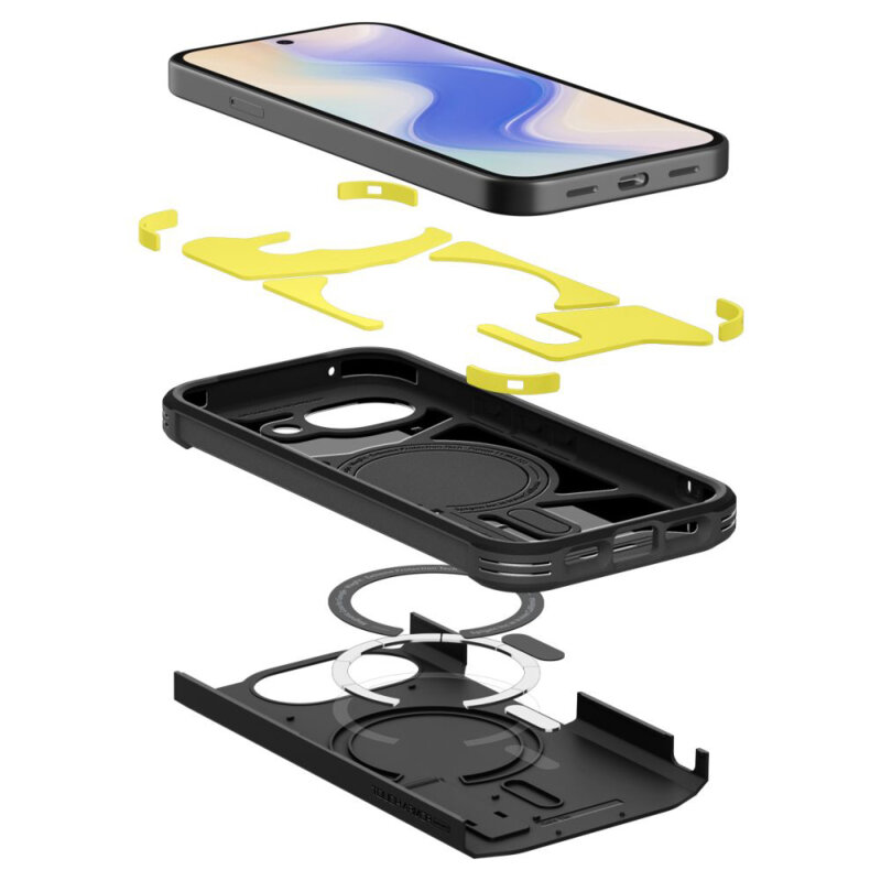 Husa Google Pixel 10a Spigen Tough Armor MagSafe, negru
