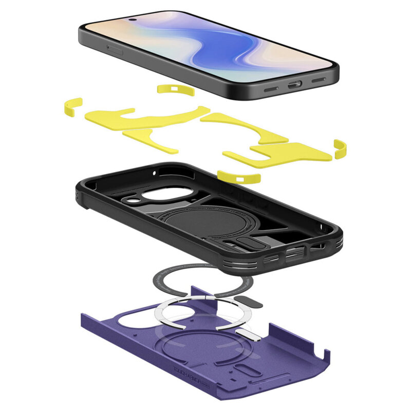 Husa Google Pixel 10a Spigen Tough Armor MagSafe, violet