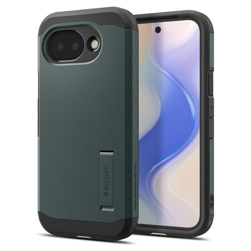 Husa Google Pixel 10a Spigen Tough Armor MagSafe, verde