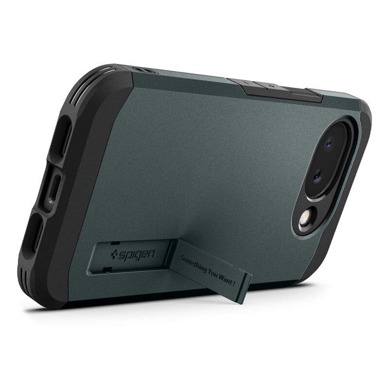 Husa Google Pixel 10a Spigen Tough Armor MagSafe, verde