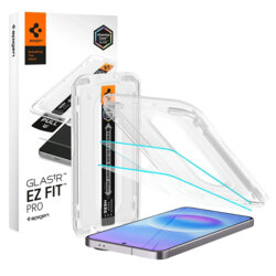 [Pachet 2x] Folie Samsung Galaxy A57 5G Spigen Glas.tR EZ Fit Pro, transparenta