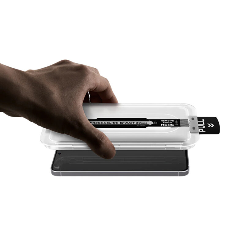 [Pachet 2x] Folie Samsung Galaxy A57 5G Spigen Glas.tR EZ Fit Pro, transparenta