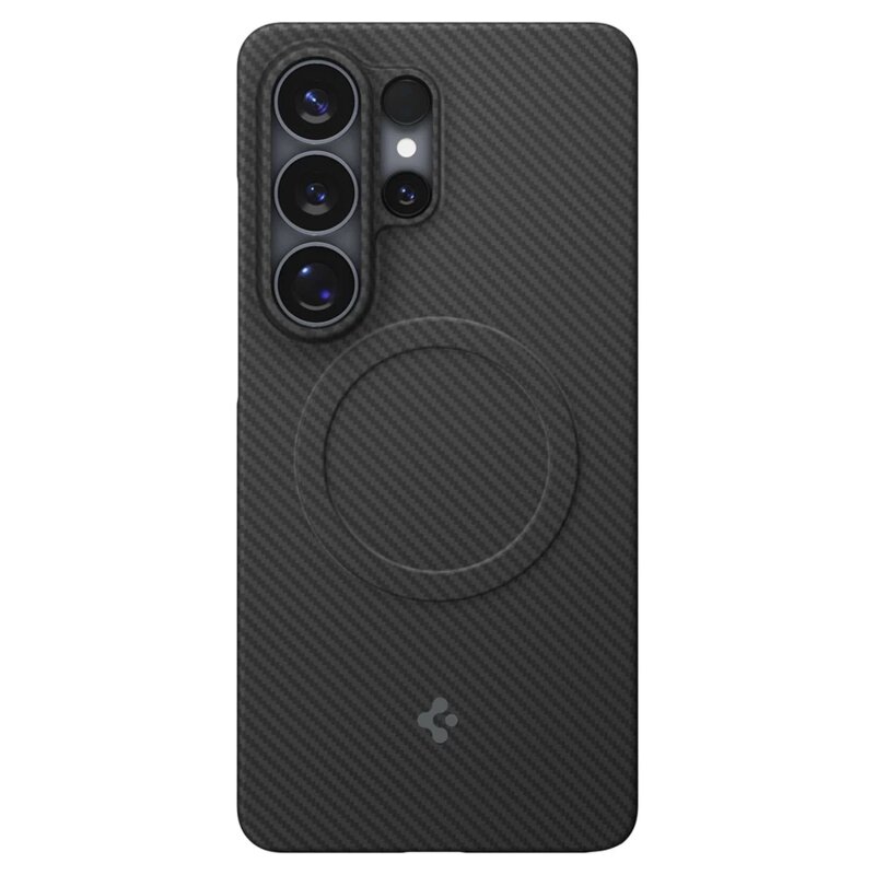 Husa Samsung Galaxy S26 Ultra Spigen Air Skin Aramid MagFit, negru