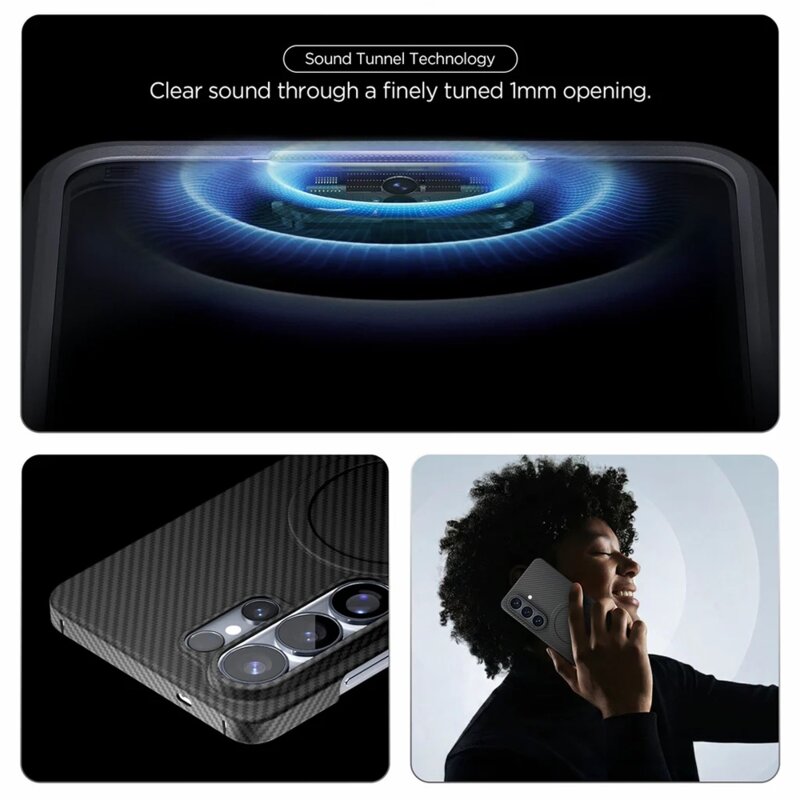 Husa Samsung Galaxy S26 Ultra Spigen Air Skin Aramid MagFit, negru