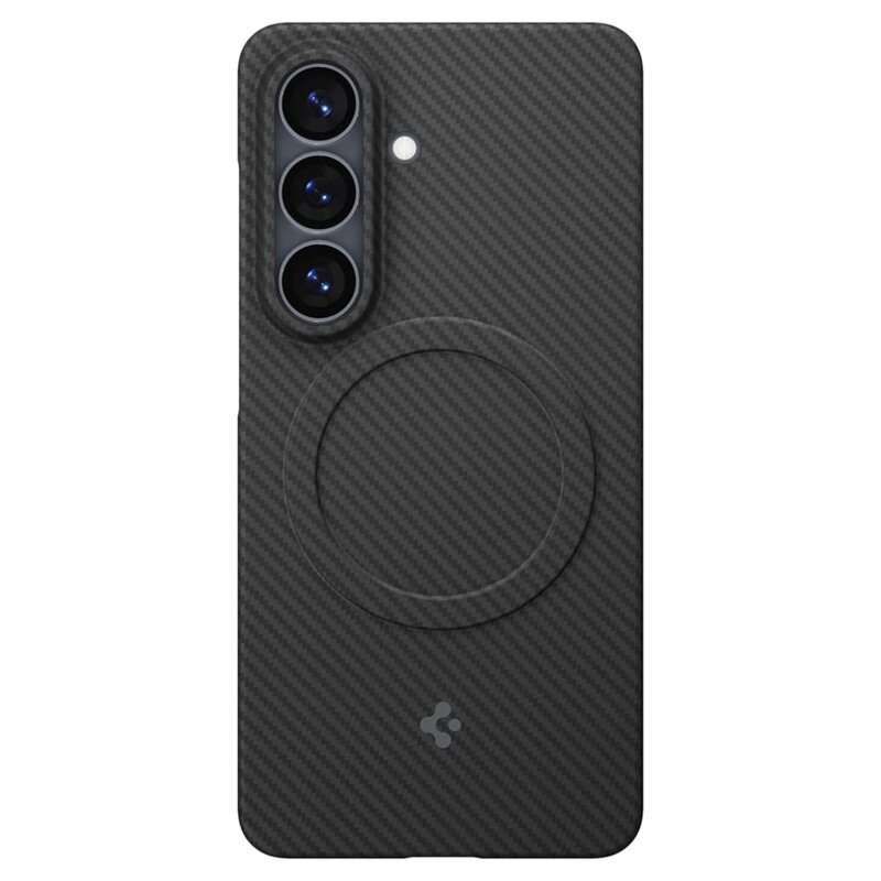 Husa Samsung Galaxy S26 Plus Spigen Air Skin Aramid MagFit, negru
