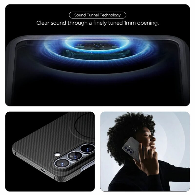 Husa Samsung Galaxy S26 Spigen Air Skin Aramid MagFit, negru