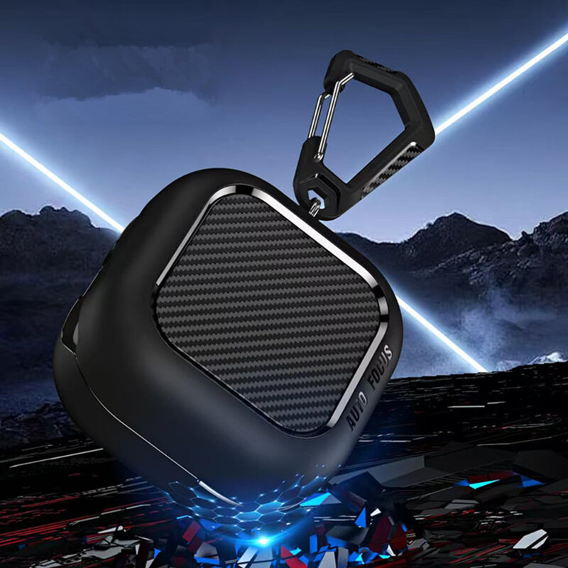 Husa Samsung Galaxy Buds 4 Techsuit CarbonFiber, negru