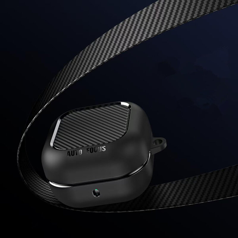 Husa Samsung Galaxy Buds 4 Pro Techsuit CarbonFiber, negru