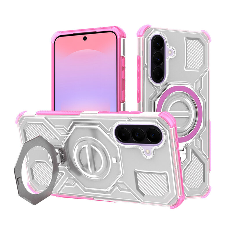 Husa Samsung Galaxy A37 5G Techsuit Carbon Shield PRO, roz