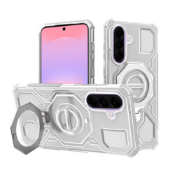 Husa Samsung Galaxy A37 5G Techsuit Carbon Shield PRO, alb