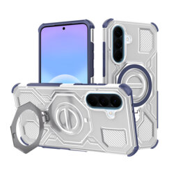 Husa Samsung Galaxy A57 5G Techsuit Carbon Shield PRO, albastru