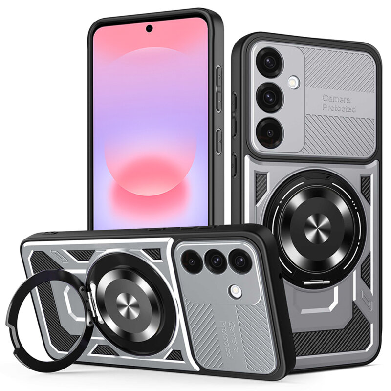 Husa Samsung Galaxy A37 5G Techsuit RuggedCam, gri