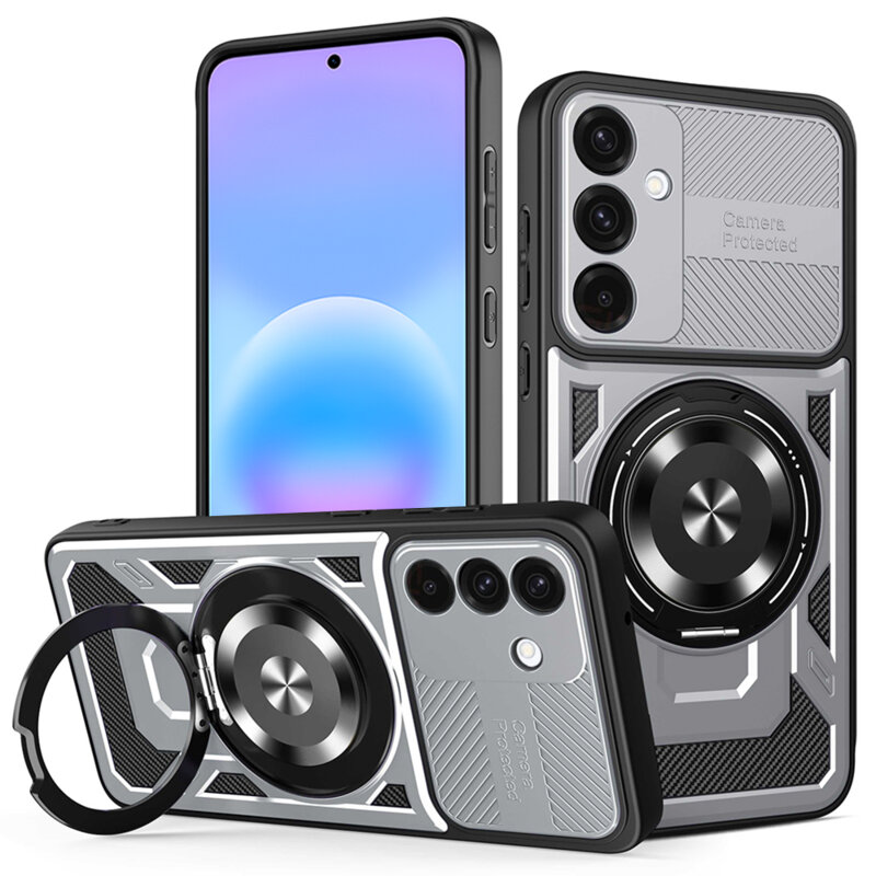 Husa Samsung Galaxy A57 5G Techsuit RuggedCam, gri