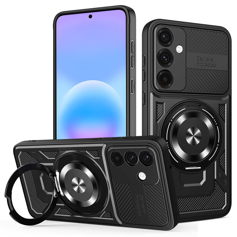 Husa Samsung Galaxy A57 5G Techsuit RuggedCam, negru