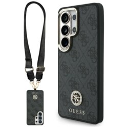 Husa originala Guess Samsung Galaxy S26 Ultra 4G Big Rhinestone Triangle Strap MagSafe, negru, GUHMS26LP4G4DCSK