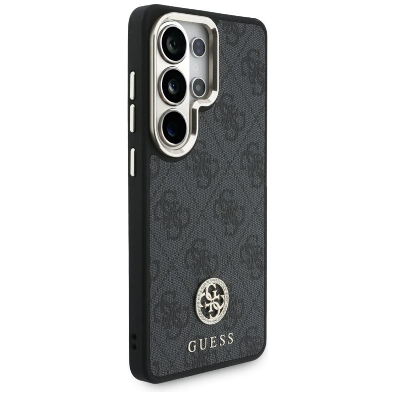 Husa originala Guess Samsung Galaxy S26 Ultra 4G Big Rhinestone Triangle Strap MagSafe, negru, GUHMS26LP4G4DCSK