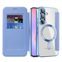 Husa Samsung Galaxy A37 5G Techsuit SmartMag Book Case, bleu