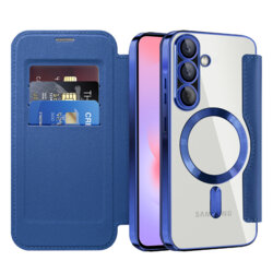 Husa Samsung Galaxy A37 5G Techsuit SmartMag Book Case, albastru
