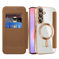 Husa Samsung Galaxy A37 5G Techsuit SmartMag Book Case, maro