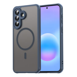 Husa Samsung Galaxy A57 5G Techsuit HaloFrost II MagSafe, bleumarin