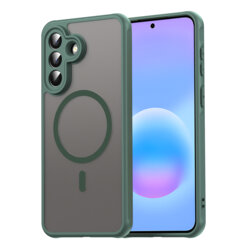 Husa Samsung Galaxy A57 5G Techsuit HaloFrost II MagSafe, verde