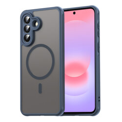 Husa Samsung Galaxy A37 5G Techsuit HaloFrost II MagSafe, bleumarin